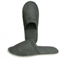 SKBD020 customized hotel towel slipper style making disposable slipper Style Design Hotel Slipper Style Hotel Slipper manufacturer front view